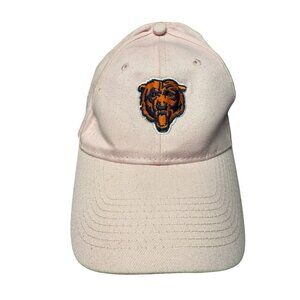 NWT Ladies Pink Chicago Bears Embroidered Cap Adjustable Velcro Closure By Reebo